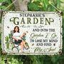 Into The Garden I Go Personalized Metal Sign_1_47a74a2f a72e 4bbd ba17 cef3b8a38386