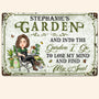 Into The Garden I Go To Lose My Mind Personalized Metal Sign Birthday Funny House Warming Gift For Garden Lovers_1_f789ed96 7fb4 45cb 8ce5 616744a347e3