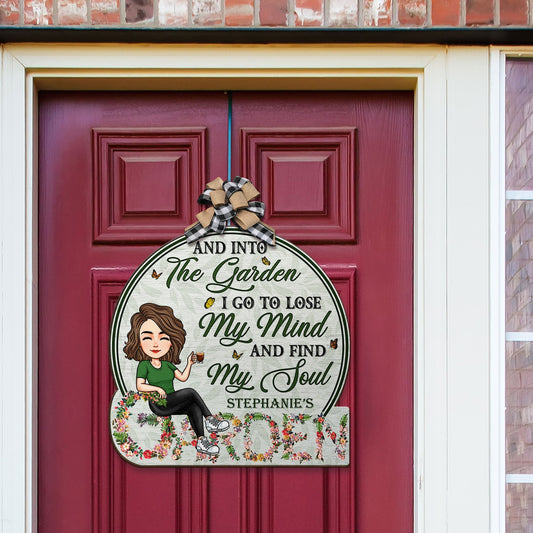 Into The Garden Lose My Mind Personalized Custom Shaped Wood Sign Birthday Loving Home Decor Gift For Gardening Lovers_2_b231c9a8 a773 4c58 8dfb 3853e0117536