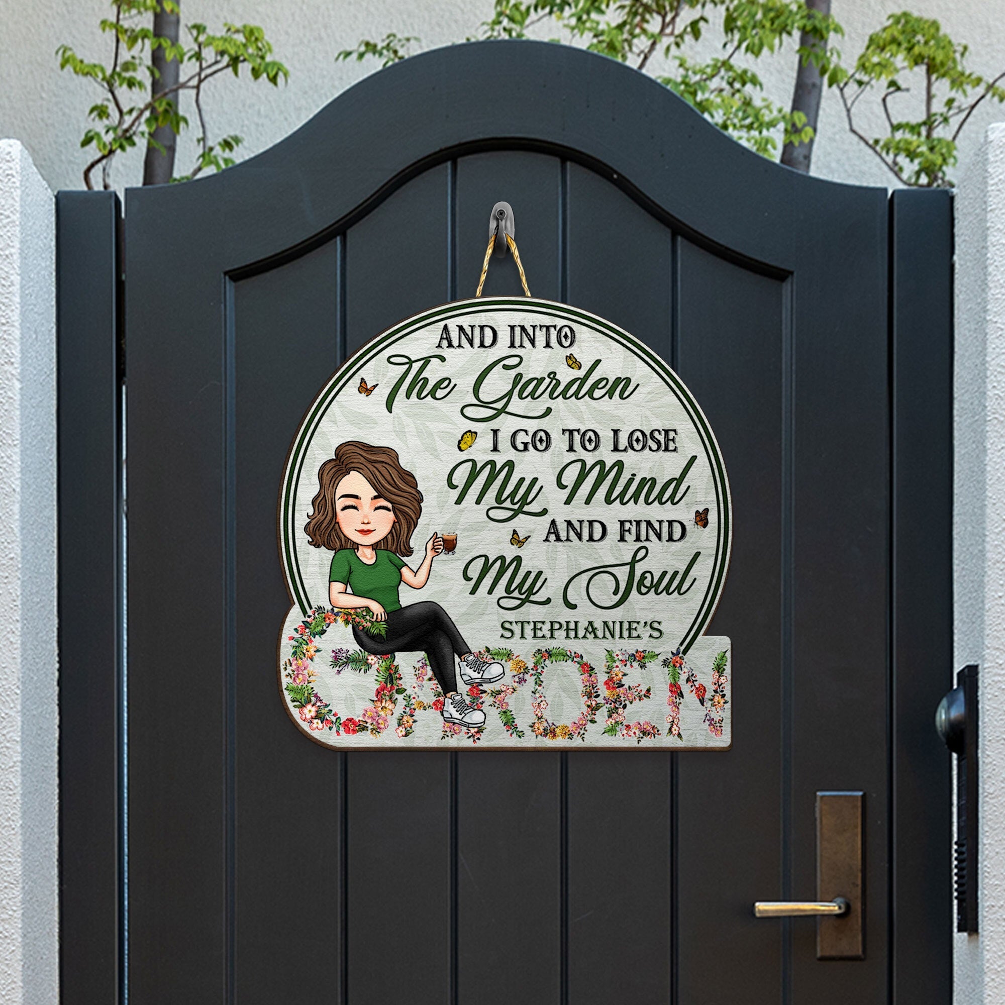 Into The Garden Lose My Mind Personalized Custom Shaped Wood Sign Birthday Loving Home Decor Gift For Gardening Lovers_3_b6dbe710 02b5 4918 8795 5711540a9a49