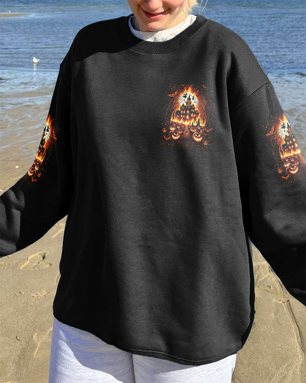 It_E2_80_99s the Most Wonderful Time of the Year Halloween Spooky Haunted House AOP Shirts _8_ EJoCX