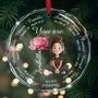 Jesus Inspirational Bible Verse With Birth Flower Personalized Glass Ornament_1_b2a3da45 e343 46e9 a259 4aa5f8c063e5