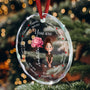 Jesus Inspirational Bible Verse With Birth Flower Personalized Glass Ornament_5_fcde0cb3 bf07 4952 b718 20734cdbca82