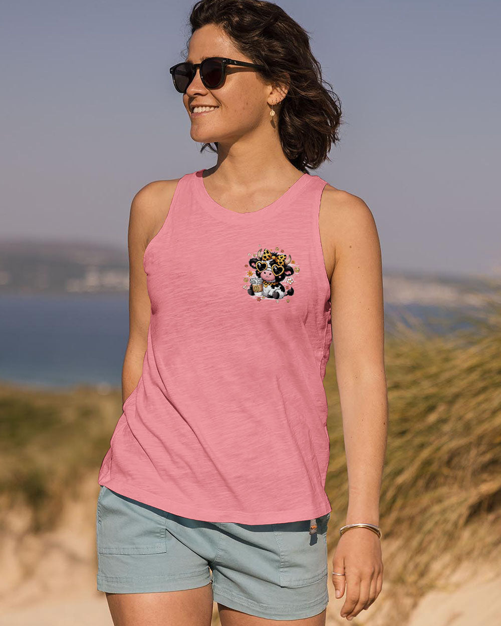 Just A Little Moody Cow Cute Cow Design _26 Coffee Lover_E2_80_99s AOP Shirts _10_ EsCDO