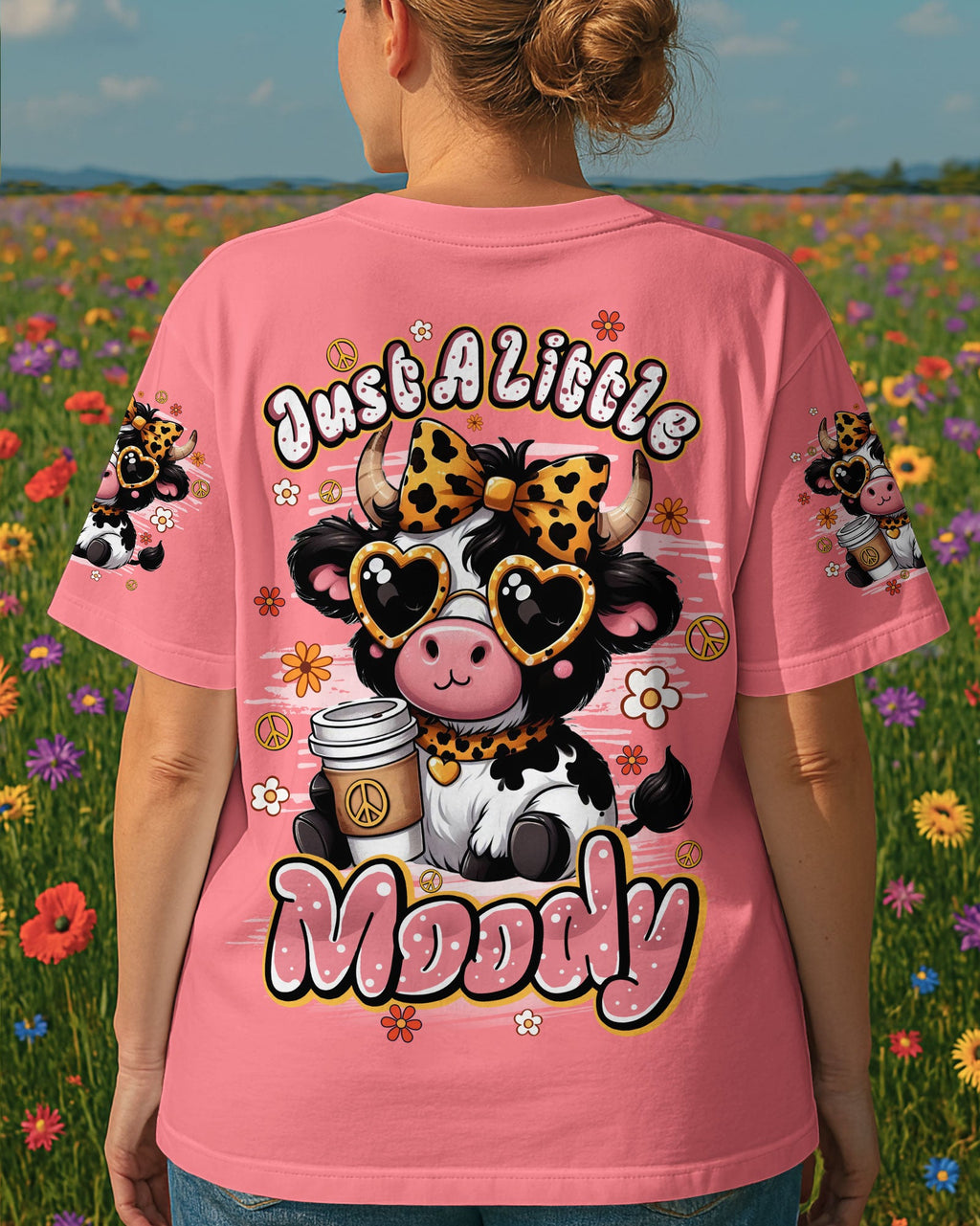 Just A Little Moody Cow Cute Cow Design _26 Coffee Lover_E2_80_99s AOP Shirts _1_ IQTHK