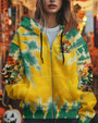 Just Breathe Everything Is Going To Be Okay Frog Playing Guitar Hippie AOP Shirts _8_ AQ0gI
