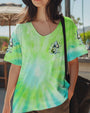 Just Breathe Everything Is Going To Be Okay Green Tie Dye Butterfly Flower AOP Shirts _12_ 7rN15