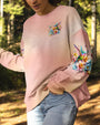 Just Breathe Everything Is Going To Be Okay Hummingbird Floral Pastel AOP Shirts _6_ sYPsV