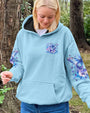 Just Breathe Everything Is Going To Be Okay Light Blue Butterfly AOP Shirts _4_ JPAnG