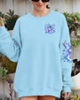 Just Breathe Everything Is Going To Be Okay Light Blue Butterfly AOP Shirts _6_ TJuBN