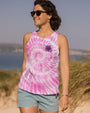 Just Breathe Everything Is Going To Be Okay Pink Tie Dye Sunflower AOP Shirts _7_ yzoqB