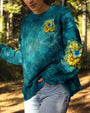 Just Breathe Everything Is Going to Be Okay Butterfly Floral Positivity AOP Shirts _2_ umORi