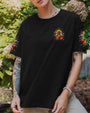 Just Breathe Everything Is Going to Be Okay Colorful Dragonfly Flower AOP Shirts _2_ NQhOO