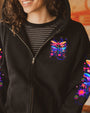 Just Breathe Everything Is Going to Be Okay Colorful Dragonfly Mental Health Tee AOP Shirt _10_ rQyzw