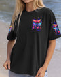 Just Breathe Everything Is Going to Be Okay Colorful Dragonfly Mental Health Tee AOP Shirt _2_ Ws1xB