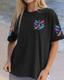 Just Breathe Everything Is Going to Be Okay Colorful Dragonfly Peace Sign AOP Shirts _2_ qY9tq