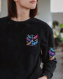 Just Breathe Everything Is Going to Be Okay Colorful Dragonfly Peace Sign AOP Shirts _8_ zw7z7