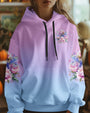 Just Breathe Everything Is Going to Be Okay Dragonfly and Peony Floral AOP Shirts _4_ WhGs3