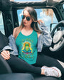 Just Breathe Everything Is Going to Be Okay Funny Meditation Frog Lotus AOP Shirts _11_ rtNwn