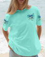Just Breathe Everything Is Going to Be Okay Inspirational Dragonfly Floral AOP Shirts _2_ YxIXF