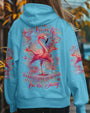Just Breathe Everything Is Going to Be Okay Motivational Peaceful Flamingo AOP Shirts _12_ 2rAlG