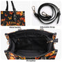 Just Breathe Everything Is Going to Be Okay Orange Butterfly Motivation Hippie Leather Bag _2_ 2LU4Z