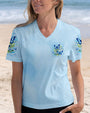 Just Breathe Everything is Going To Be Okay Blue Butterfly Inspirational AOP Shirts _2_ RoF2W