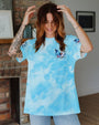 Just Breathe Everything is Going to Be Okay Blue Butterfly Daisy AOP Shirts _12_ fANqK