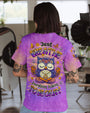Just Breathe Everything is Going to Be Okay Cute Owl Peaceful Design AOp Shirts _12_ zAxRv