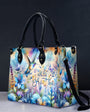 Just Breathe Hummingbird Watercolor Floral Hippie Leather Bag Gift for Women _10_ ZeHUm