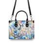 Just Breathe Hummingbird Watercolor Floral Hippie Leather Bag Gift for Women _2_ HkrSv