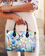 Just Breathe Hummingbird Watercolor Floral Hippie Leather Bag Gift for Women _9_ J84UV
