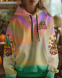 Just Keep on Chilling Stay Wild and Free Camper Van Tie Dye AOP Shirts _4_ 0Ziq3