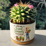 JustAGirlWhoLovesGardening PersonalizedCeramicPlantPot TS875 CLA1419 Mk3