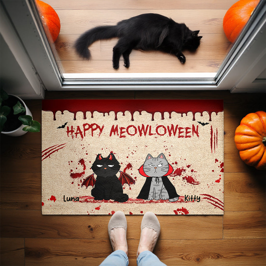KGzuUTsoz4__trc1202508193634_happy meowloween spooky annoying cats personalized doormat halloween decor_pham duy anh_web 1