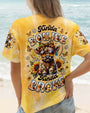 Kinda Boujee Kinda Broke Cute Cow with Sunglasses _26 Sunflower Design AOP Shirts _12_ ruDz9