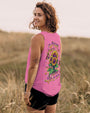 Let It Be Whisper Words of Wisdom Hippie Sunflower Graphic for Women AOP Shirts _14_ DBebo