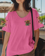 Let It Be Whisper Words of Wisdom Hippie Sunflower Graphic for Women AOP Shirts _4_ xEdPI
