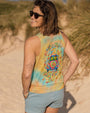 Let the Good Vibes Roll Frog VW Bus Peaceful Tie Dye Graphic Tee for Women AOP Shirts _13_ NV9BD