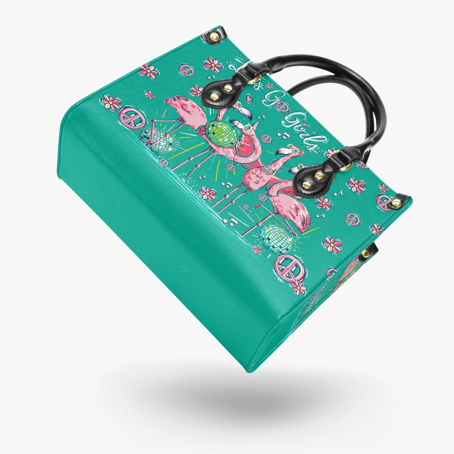 Let_E2_80_99s Go Girls Disco Flamingo Hippie Leather Bag Gift for Women _10_ yIHWi