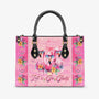 Let_E2_80_99s Go Girls Tropical Pink Flamingo Hippie Leather Bag Gift for Women _9_ Wd16I