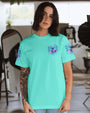 Listen to the Wind Listen to Your Heart Dragonfly and Wildflower Quote Tee AOP Shirts _3_ JHDdP