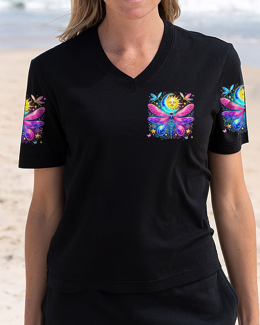 Live by the Sun Feel by the Moon Move by the Stars Spiritual Dragonfly AOP Shirts _13_ aVenv