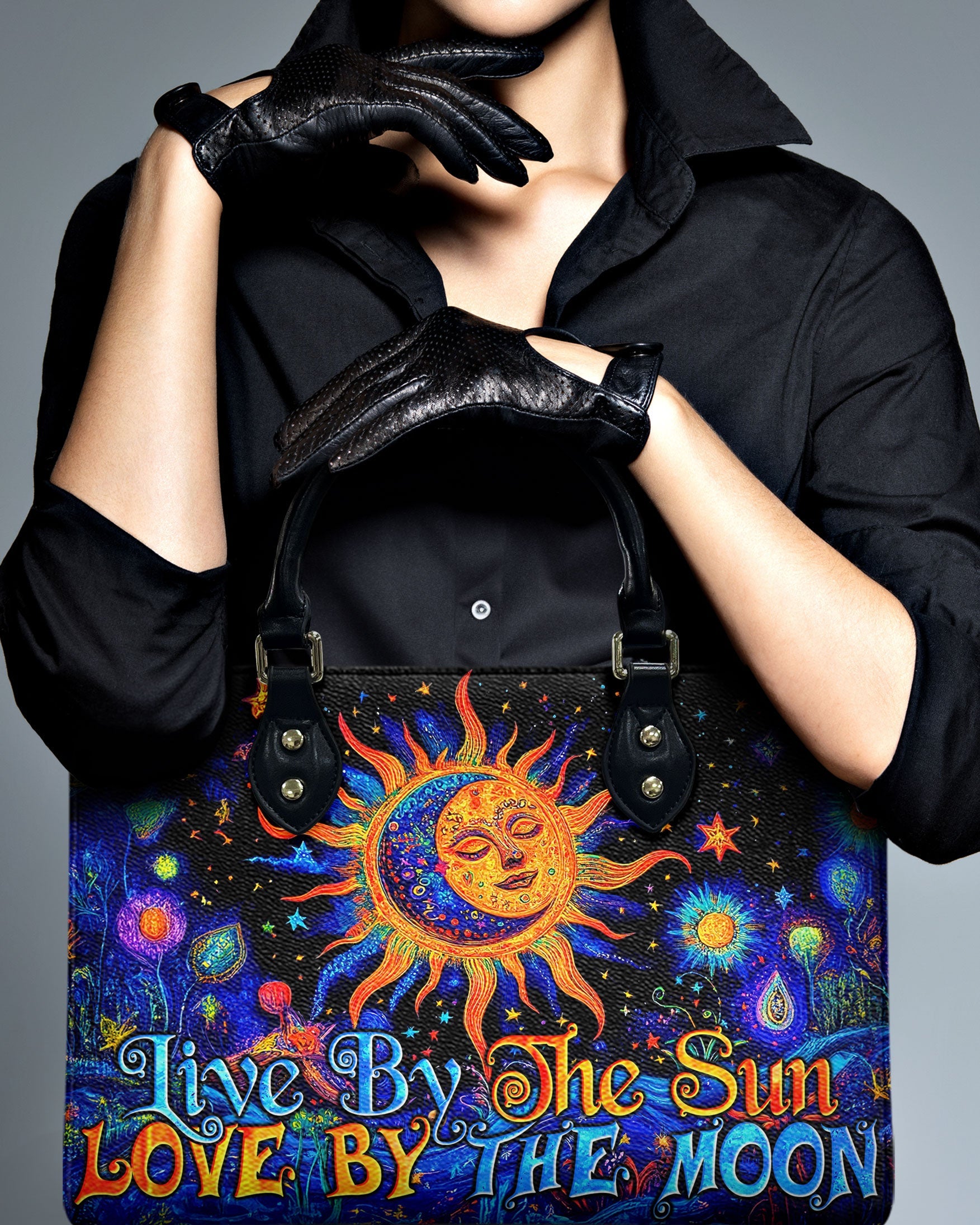 Live by the Sun Love by the Moon Boho Celestial Sun _26 Moon Hippie Leather Bag _2_ 5WdzV