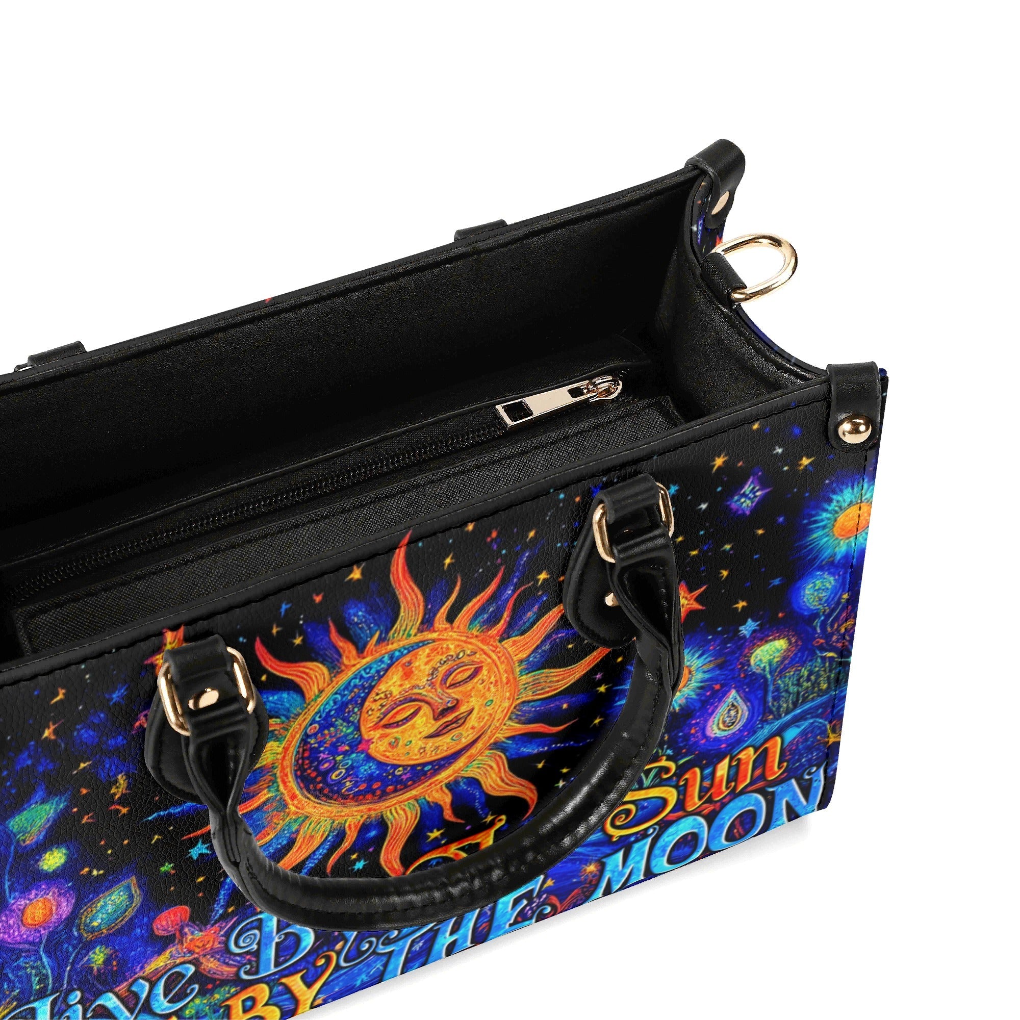 Live by the Sun Love by the Moon Boho Celestial Sun _26 Moon Hippie Leather Bag _5_ 5rXyE
