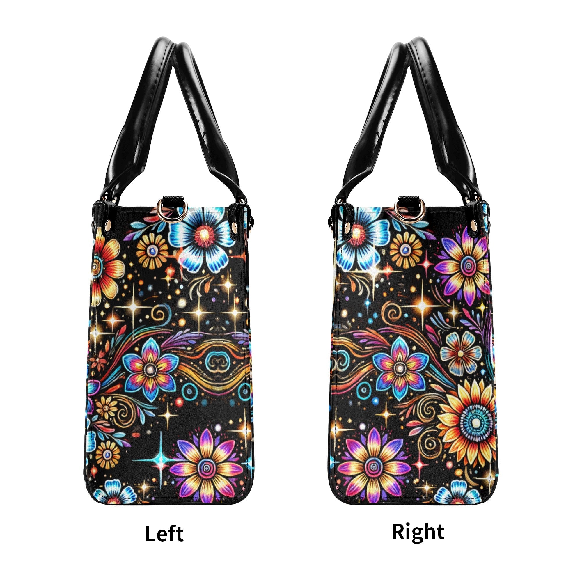 Live by the Sun Love by the Moon Celestial Floral Inspirational Hippie Leather Bag _3_ hLgsW