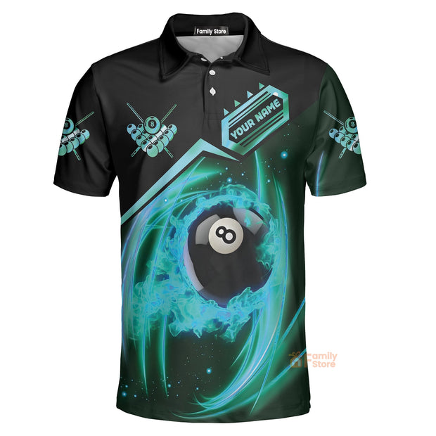 Personalized Rock Billiard Team Name Polo Shirt