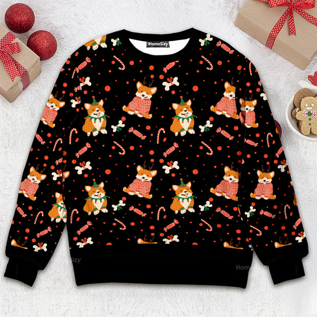 Very Cute Xmas Corgi Dog - Christmas Gift For Pet Lovers - 3D Ugly Christmas Sweater QT309202