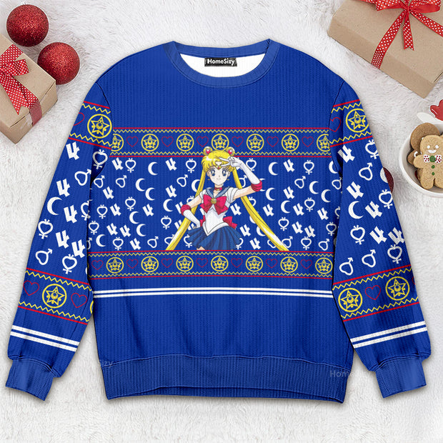 Sailor Moon Christmas Ugly Sweater QT4112002