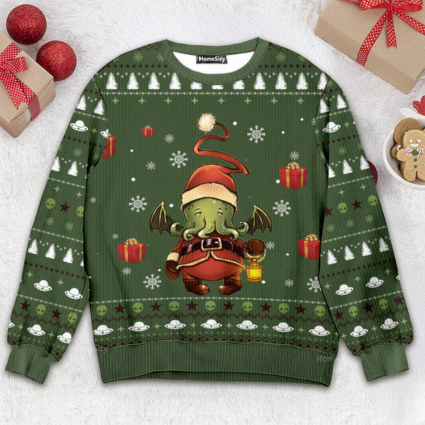 Cthulhu Christmas - Christmas Gift For Adults - Ugly Christmas Sweater QT309305